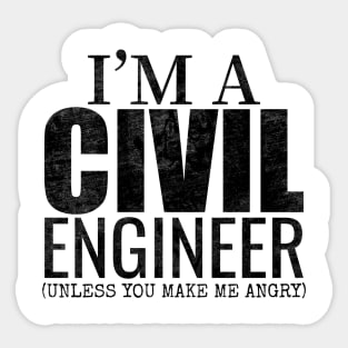 civil engineer Sticker